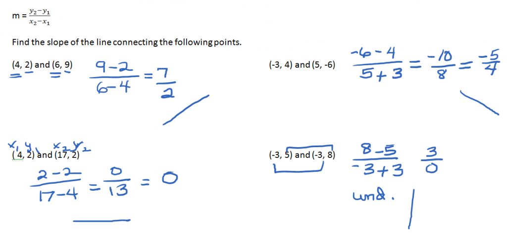 Calculate Slope