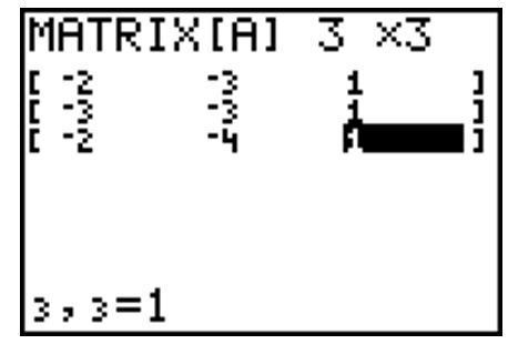 Matrix Example1 In Calculator