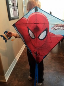 spiderman kite