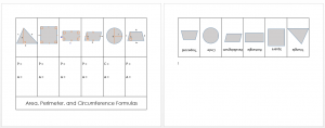 area perimeter foldable