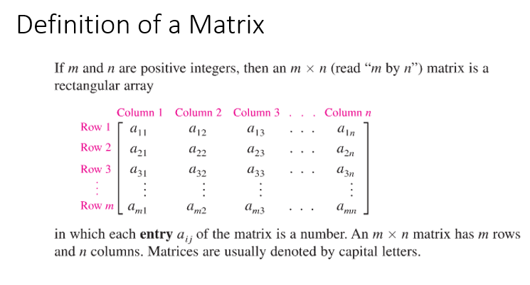 matrix meaning