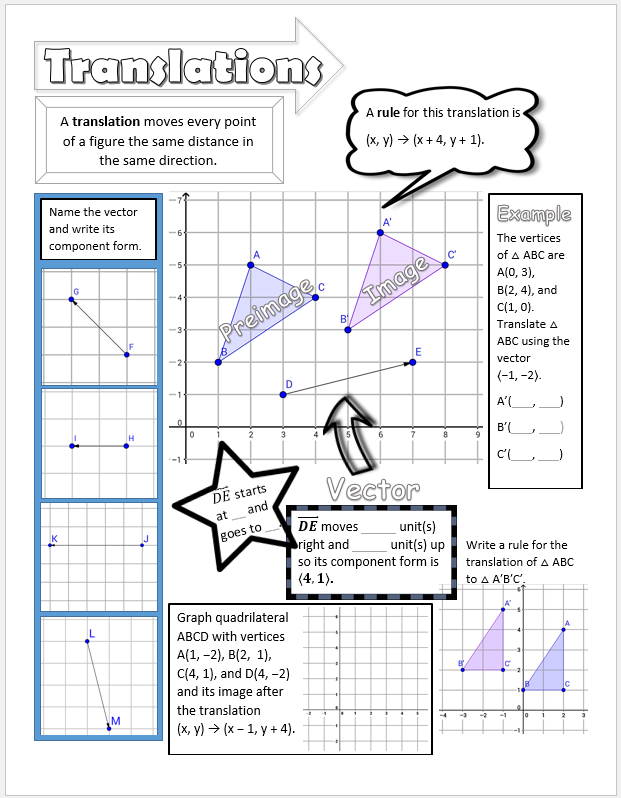 reflection rules geometry calculator